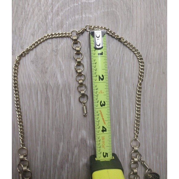 Bohemian Cha-Cha Gold Tone Chain/Coin Necklace - Fun - New - Picture 3 of 9